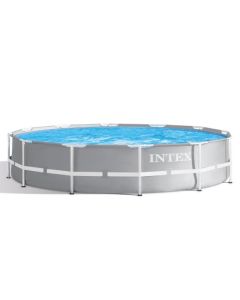 Piscine INTEX A Pompe  3,66 x 99 - Gris