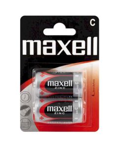2 x Piles MAXELL R14 Blister 
