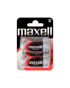 2 x Piles MAXELL R20 Zinc 1.5V