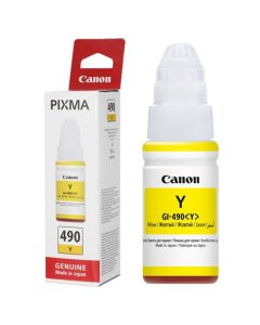Cartouche Jet d'encre Original Canon GI 490 J - Jaune (GI-490-J)