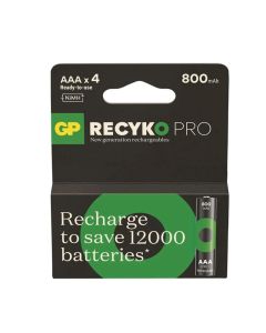 4 x Piles Rechargeables Pro GP AAA 800mAh