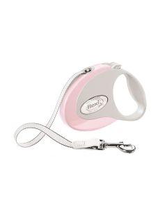 Laisse Flexi Style S Bande 3m Pour Chien  - Rose