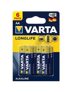 6 x Piles VARTA Longlife Extra LR6 BP4 + 2