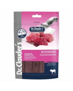 Filet Strip de porc DR CLAUDER'S Pour Chien 80gr
