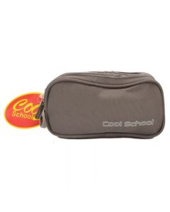 Trousse Scolaire Rectangulaire COOL SCHOOL 402086 - Gris