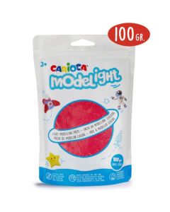 Pâte à modeler CARIOCA MODELIGHT 100GR - Rouge