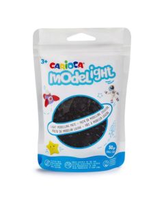 Pâte à modeler CARIOCA MODELIGHT 50GR - Noir