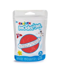 Pâte à modeler CARIOCA MODELIGHT 50GR - Rouge