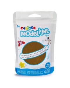 Pâte à modeler CARIOCA MODELIGHT 50GR - Marron