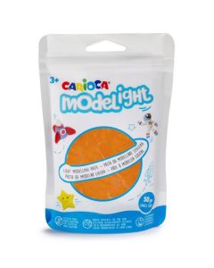 Pâte à modeler CARIOCA MODELIGHT 50GR - Orange