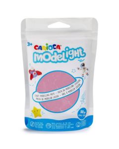 Pâte à modeler CARIOCA MODELIGHT 50GR - Rose