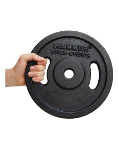 Disque de Musculation HAMMER 2X 20KG - Noir