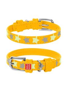 Collier GALMOUR STAR Pour Chien 19-25Cm - Jaune