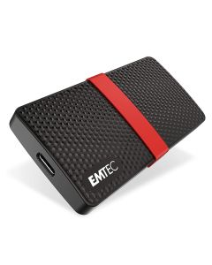 Disque Dur Externe EMTEC X200 Power Plus 512Go SSD USB 3.1 - Noir