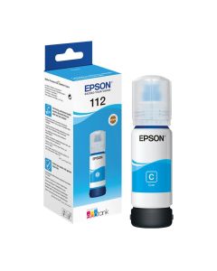 Bouteille D'encre Original EPSON EcoTank 112 - Cyan (C13T06C24A)