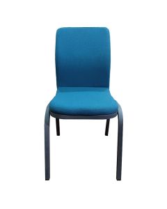 Chaise De Conférence En Tissu Sans Accoudoirs - Bleu