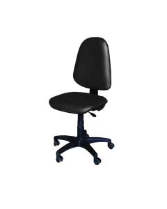 Chaise De Bureau Sécretaria SOTUFAB En Simili Cuir Sans Accoudoirs - Noir