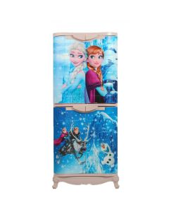 Armoire En Plastique SOFPINCE Frozen 4 Portes - Blanc