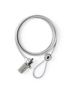 Câble De Sécurité NEDIS Pour Pc Portable - Argent