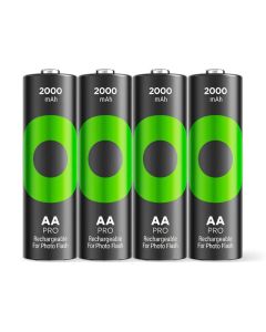 4x Piles Rechargeable GP PRO Photoflash AA