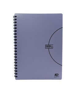 Cahier KO Wiro 200 Pages GF Avec Couverture Plastique Uni (8500279)