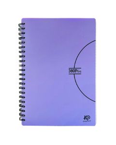 Cahier KO Wiro 380 Pages GF Avec Couverture Plastique Uni (8500293)