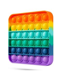 Jouet Anti Stress Pop It Carré - Multicolore