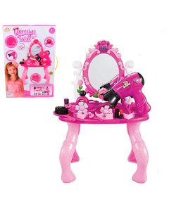 Dresser Set Avec Musique Et Lumières Pour Filles - Rose