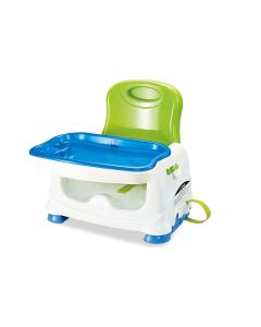 Chaise Haute Réhausseur HAPPICUTEBABY - Bleu,Vert Et Blanc
