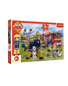 Puzzle TREFL Fireman Sam 15 pièces Maxi