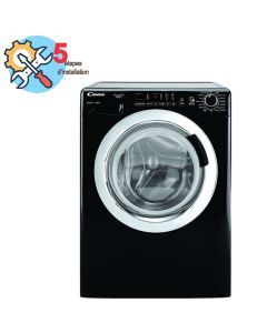 Lave Linge Frontal CANDY GVS169DC3B-80 9Kg - Noir