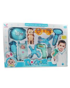 Kit de Jouets Medicaux Pour Enfants Docteur - Bleu