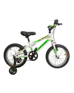 Bicyclette PRADO SNIPER 16'' Pour Garçon - Blanc&Vert