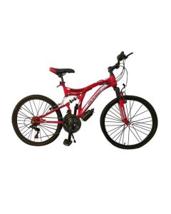 Bicyclette VTT RODEO 24'' Blast 18 Vitesses - Rouge