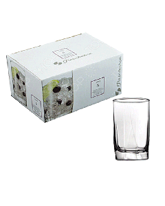  Coffret de 6 Verres Luna PASABAHCE - 39 CL