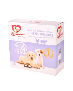 Barquette ZANILOVE  Pour Chien Junior 2kg