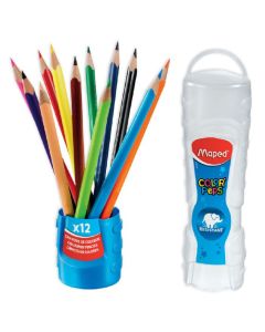 Vente Boite De 12 crayons couleurs MAPED 12/18 - MyTek