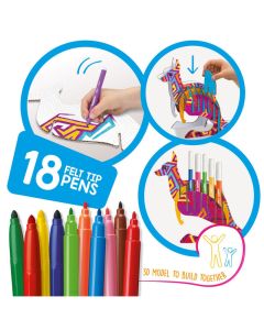 Pack CARIOCA Create & Color Kangourou 3D
