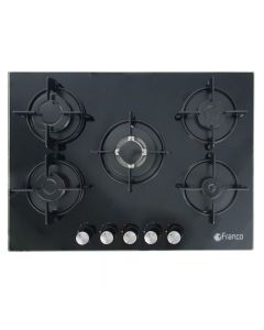 Table De Cuisson FRANCO 70354-BF 5 Feux 70cm - Noir