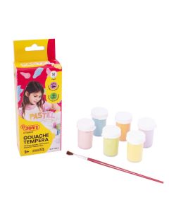 Étui De 6 Pots de Peinture JOVI Pour Enfants - Pastel