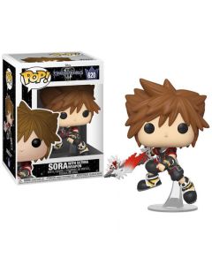 Figurine en vinyle Disney Sora avec bouclier