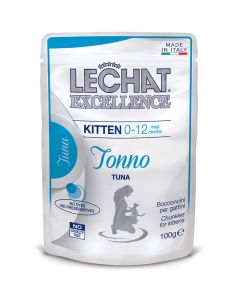 Pochon LECHAT Excellence Pour Chaton Mouillé au Thon - 100 gr