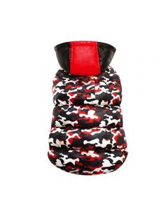 Veste Matelassée CROCI CAMOU 20 cm - Rouge