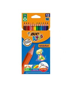 Pack de 12 Crayons Couleurs BIC ECOlutions 