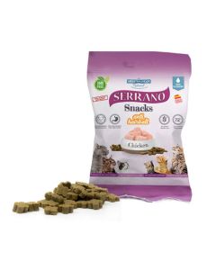 Snack SERRANO Poulet Anti Hairball  50g pour chat