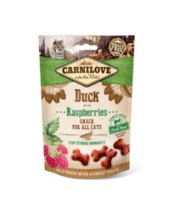 Biscuits CARNILOVE Pour Chat  Snack CANARD 50 g