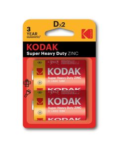 2 x Piles KODAK EXtra Heavy Duty Zinc R20