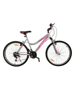 Bicyclette VTT PRADO Apache 18 Vitesse 26  Pour Dame - Gris&Rose