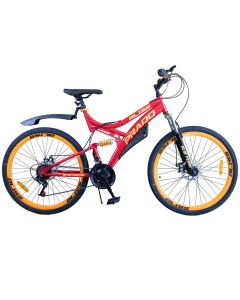Bicyclette VTT PRADO Bliss 18 Vitesses 26' - Noir&Rouge
