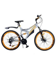 Bicyclette VTT PRADO Bliss 18 Vitesses 26' - Noir&Silver